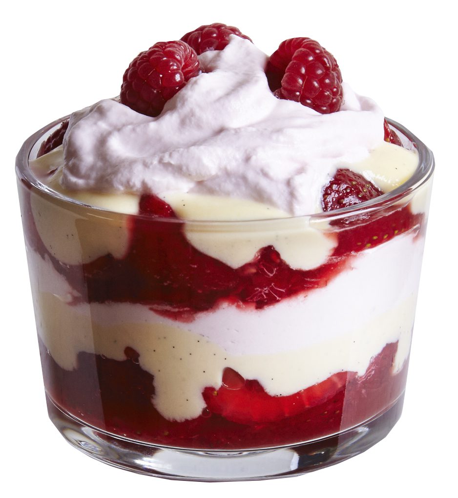 Summer Berry and Rose Water Parfaits